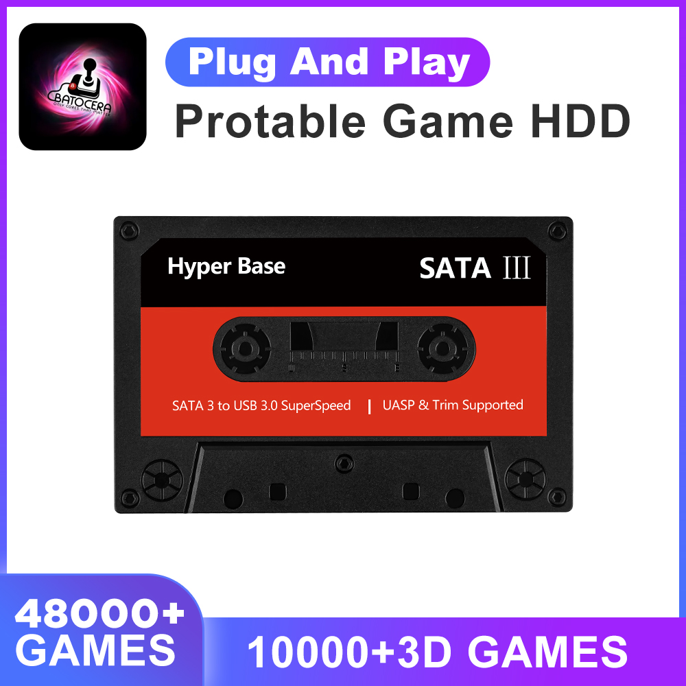 Gaming Console Chinese - Batocera 35.linux 500G External HDD Game