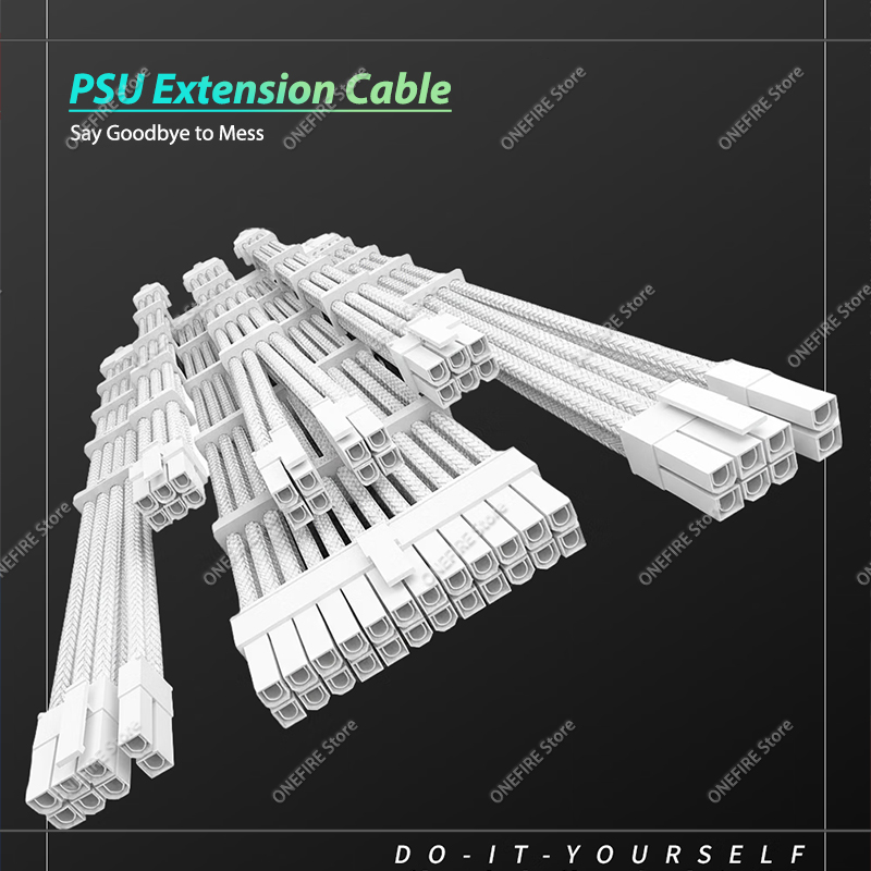 Console Gaming Pc Case - PSU Extension Cable Motherboard Cable 24Pin