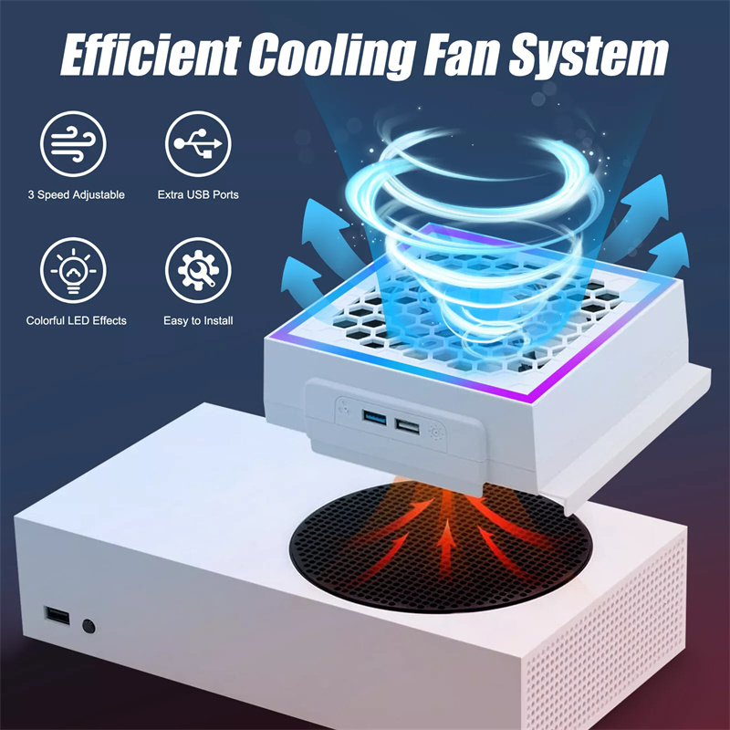 LED Cooling Fan Atmosphere Lig - огляд і ціна Microsoft Console Xbox Series S