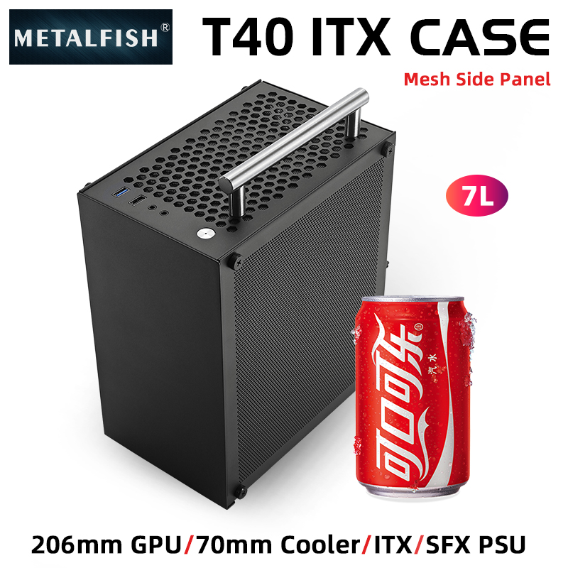 METALFISH T40 Mini ITX Black C - огляд і ціна Console Gaming Pc Case