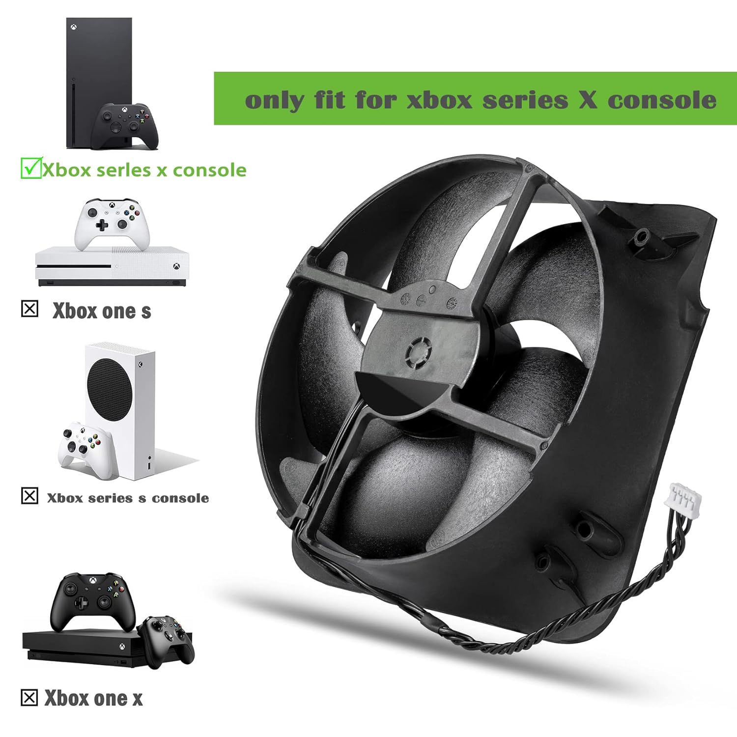 Replacement of Internal Coolin - огляд і ціна Microsoft Console Xbox Series S
