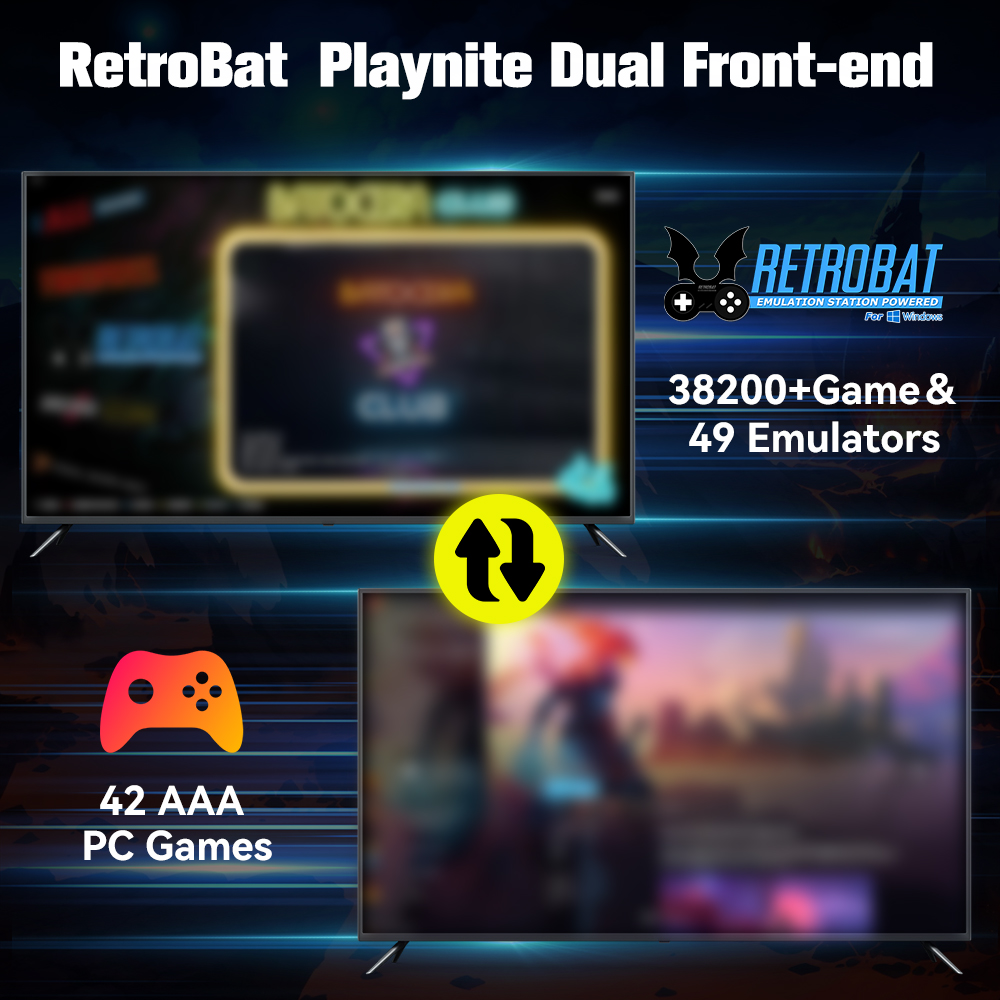 Retrobat＆Playnite System HDD R - огляд і ціна Gaming Console Chinese