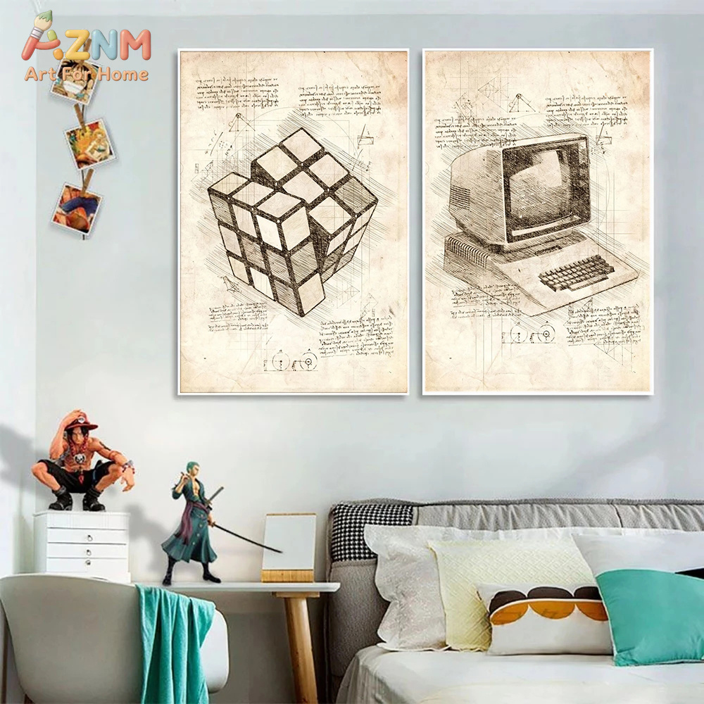 AZNM Vintage Blueprint Gaming  - огляд і ціна Gaming Console Cube