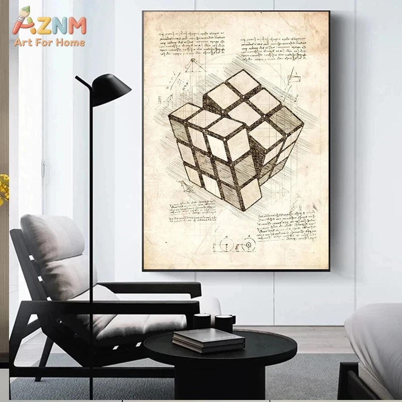AZNM Vintage Blueprint Gaming  - огляд і ціна Gaming Console Cube