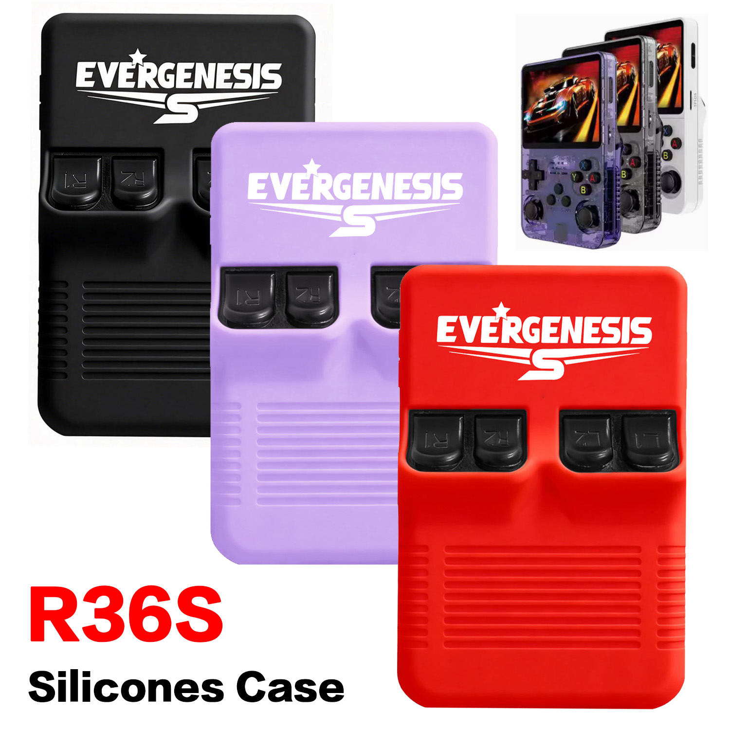 R36S Silicone Case Handheld Ga - огляд і ціна Gaming Console Box