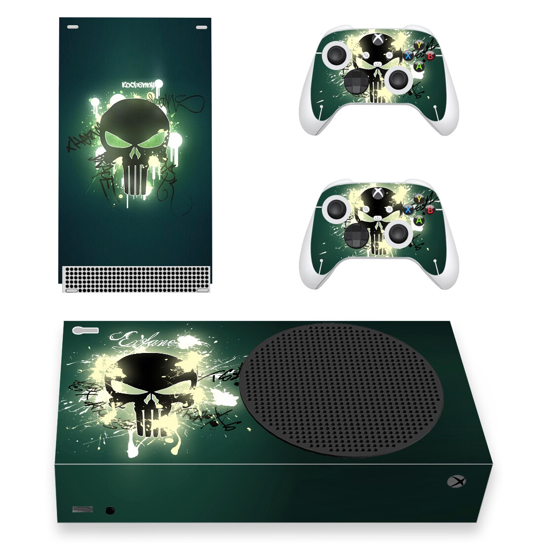 Skull Design Skin Sticker Deca - огляд і ціна Microsoft Console Xbox Series S