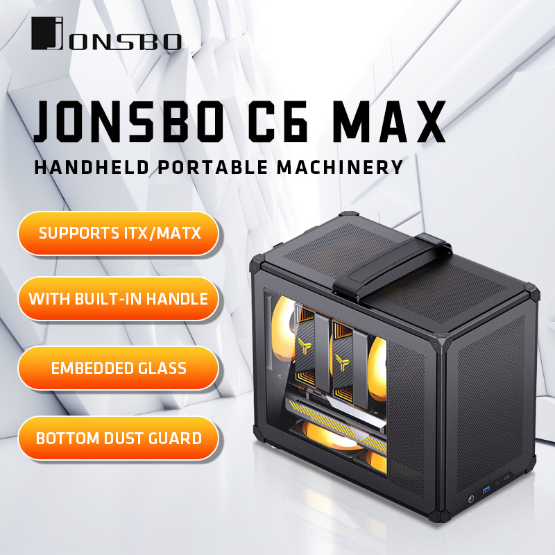 JONSBO C6 MAX Mesh Handle MATX - огляд і ціна Console Gaming Pc Case