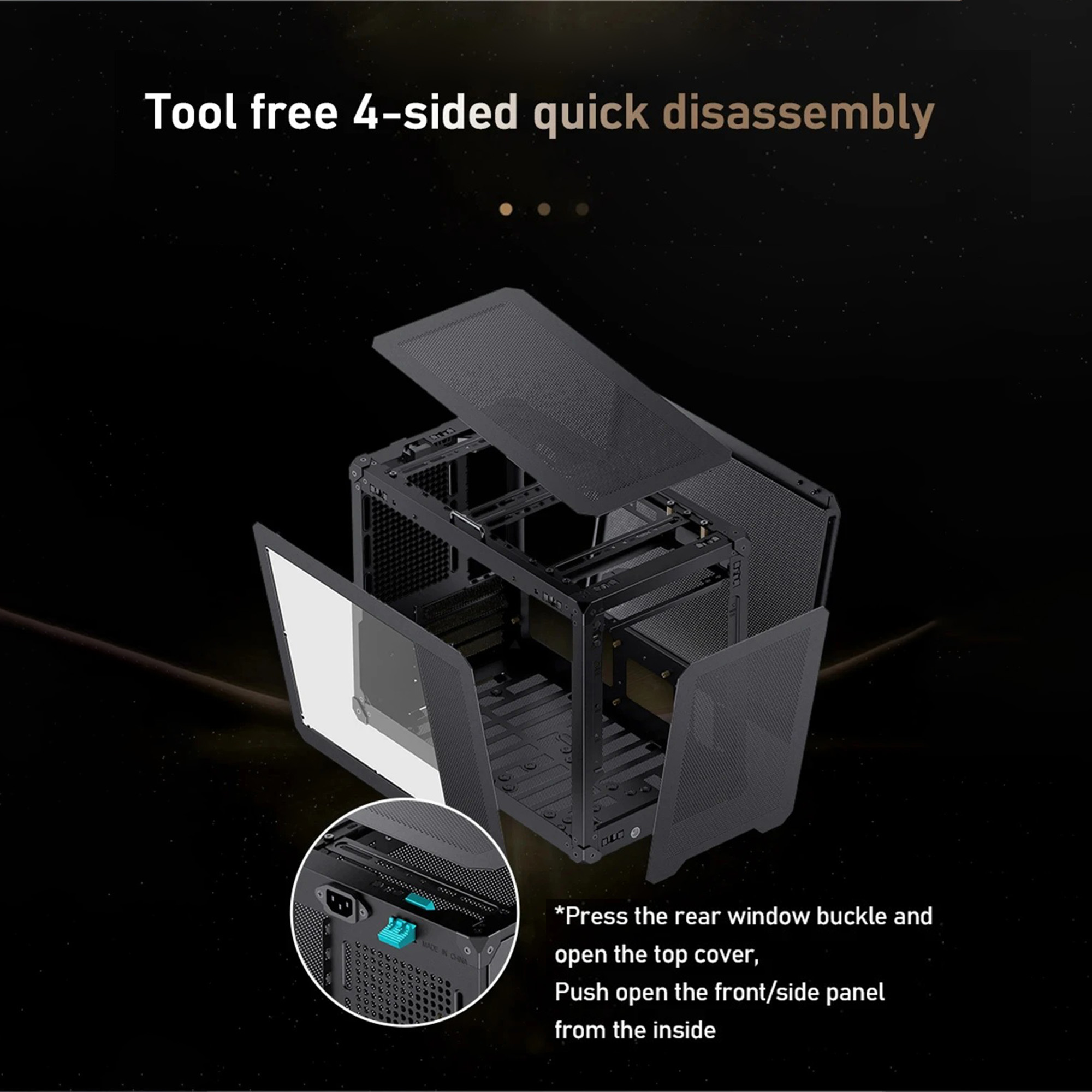 JONSBO C6 MAX Mesh Handle MATX - огляд і ціна Console Gaming Pc Case