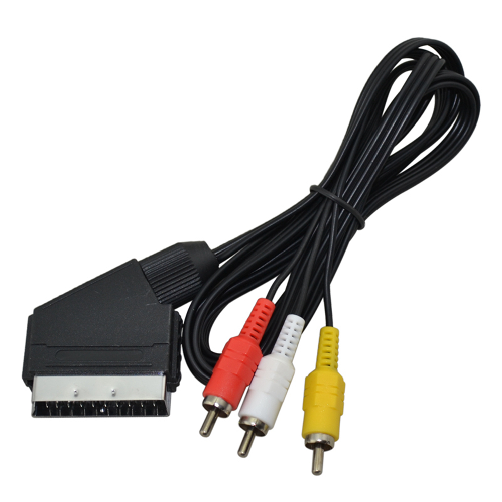 Scart Cable To 3 RCA AV TV Vid - огляд і ціна Gaming Console Video Game