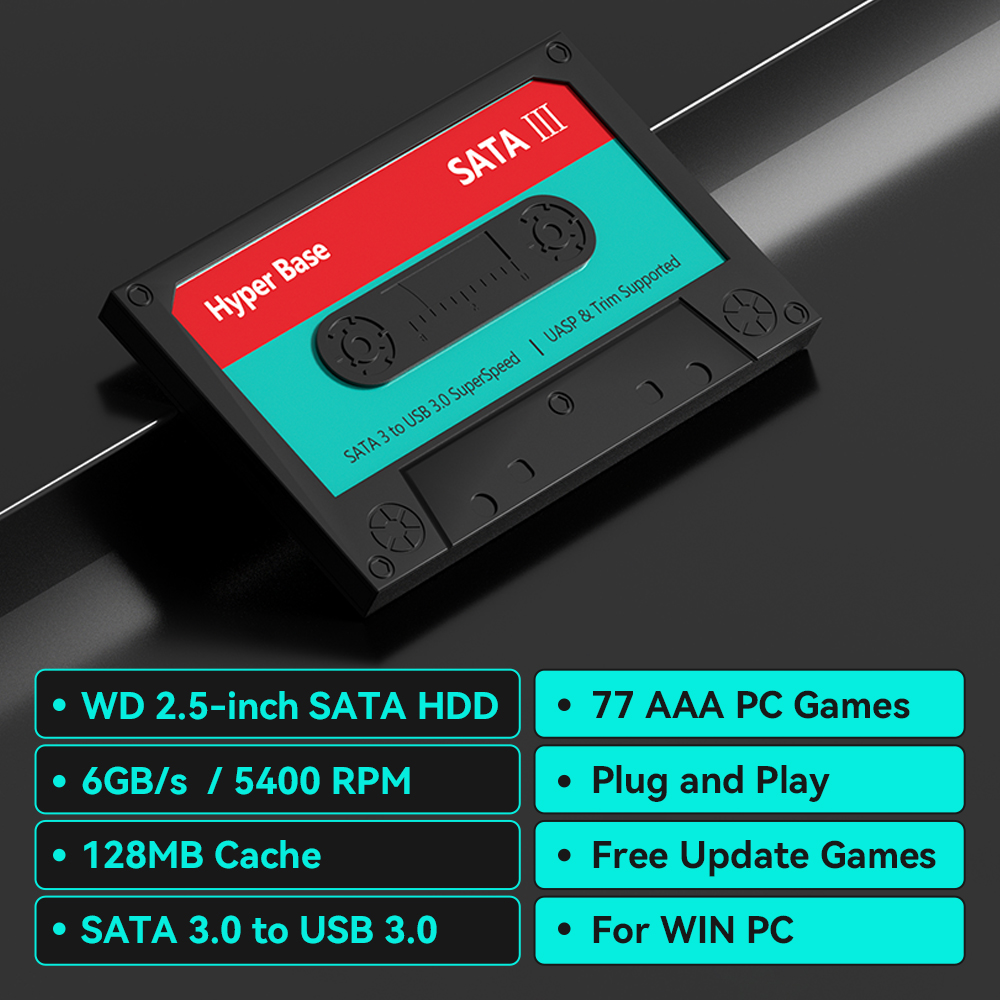 2TB Game Hard Drive With 77 PC - огляд і ціна Gaming Console Chinese