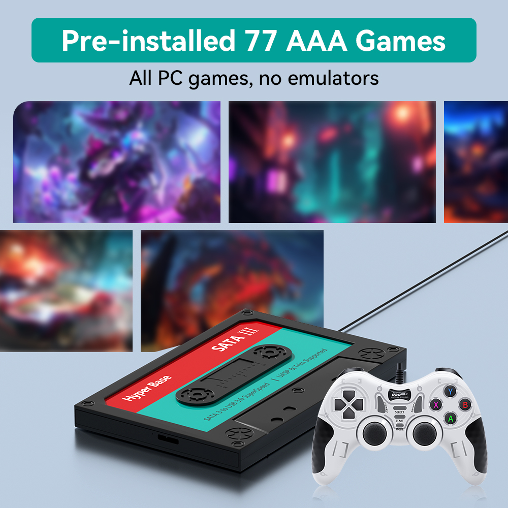 2TB Game Hard Drive With 77 PC - огляд і ціна Gaming Console Chinese