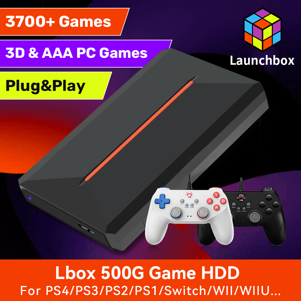 Launchbox 500G Gaming Hard Dri - огляд і ціна Gaming Console Cube