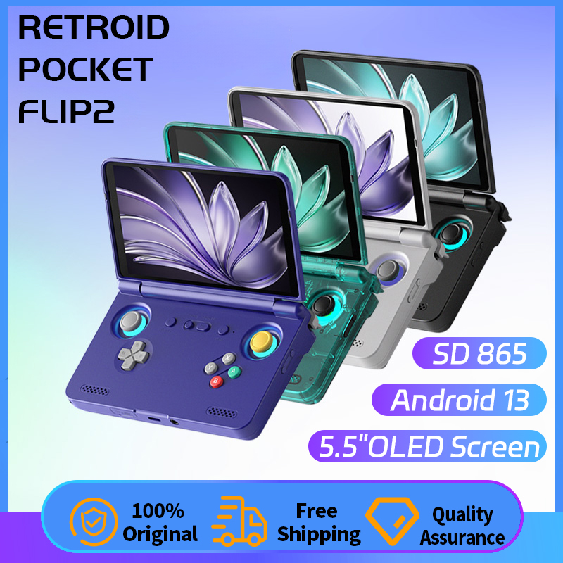 Retroid Pocket Flip2 SD865 5.5 - огляд і ціна Gaming Console Under 5000